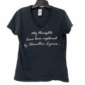 Hamilton Black V-Neck T-Shirt